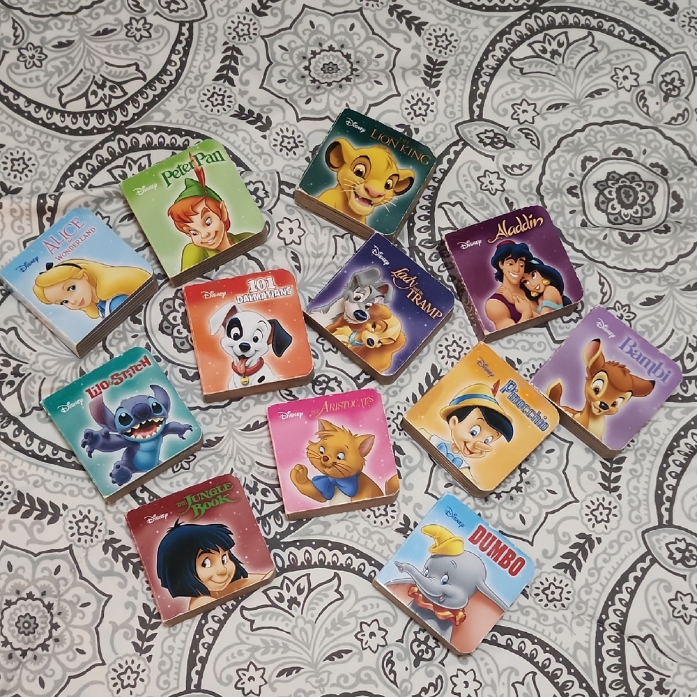 Disney Storybook Set - Red, Green, Blue, Purple